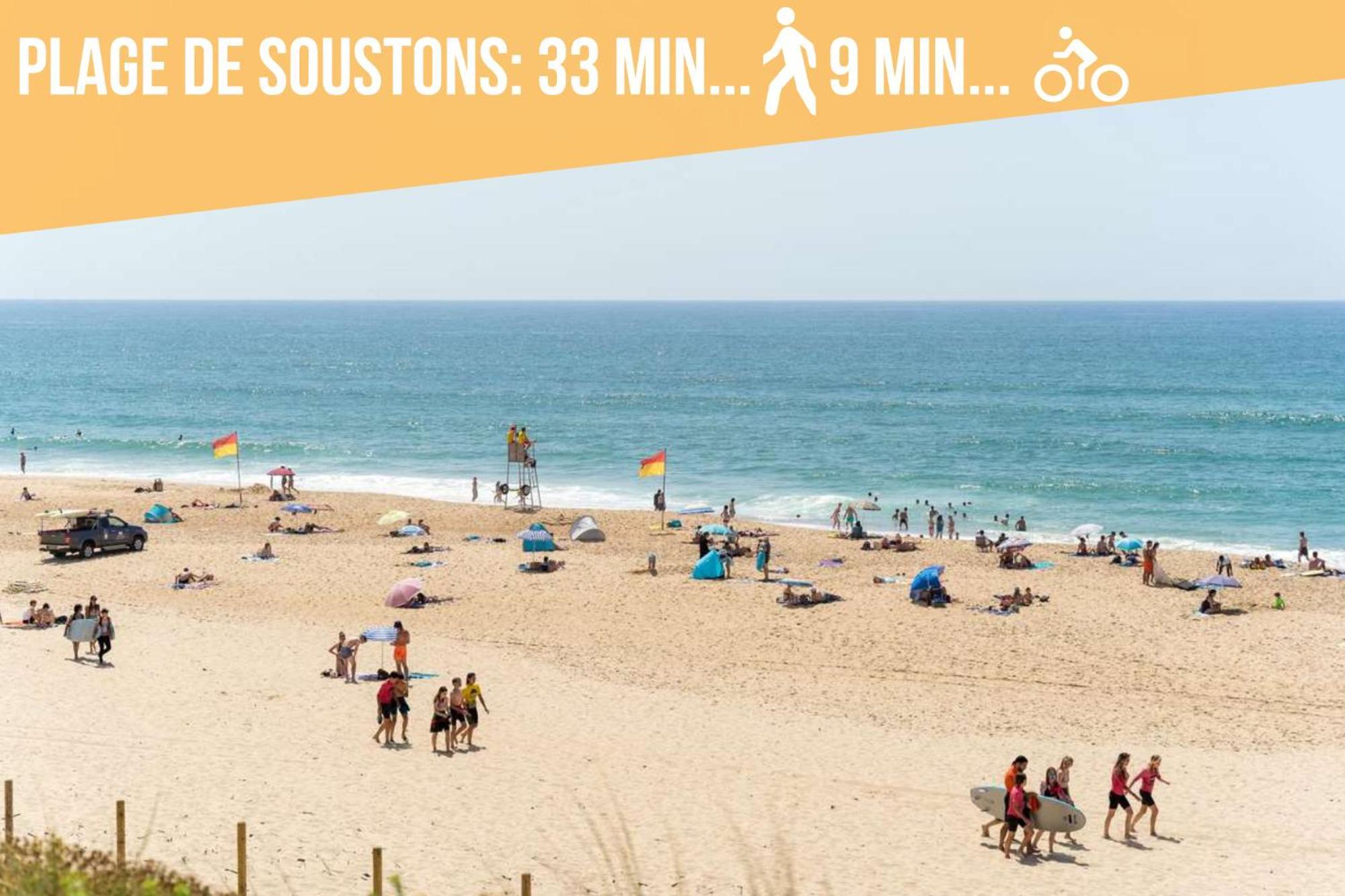 Soustons - Lac - Plage - Couple - Famille מראה חיצוני תמונה